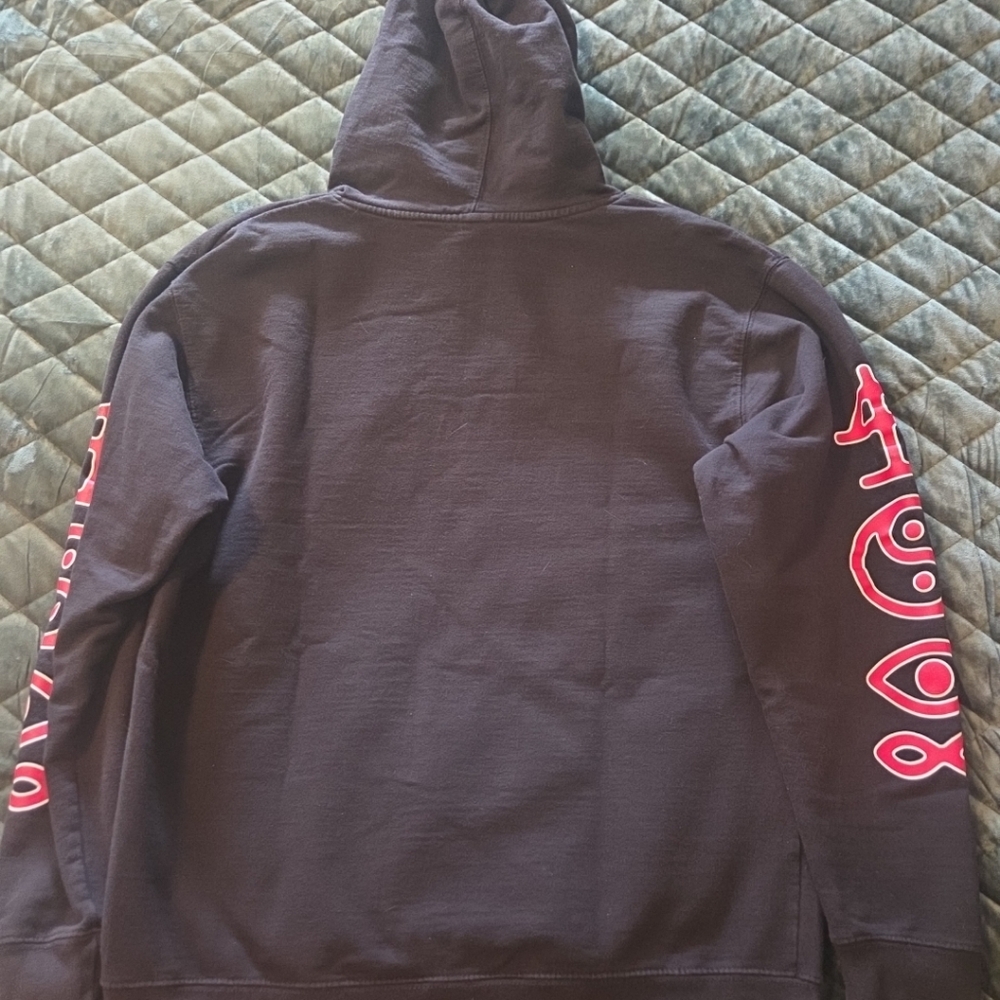 ‘Bad Omens’ Varsity Hoodie Unisex Large Sweatshirt Band Merch Black Red - RARE - Picture 8 of 9